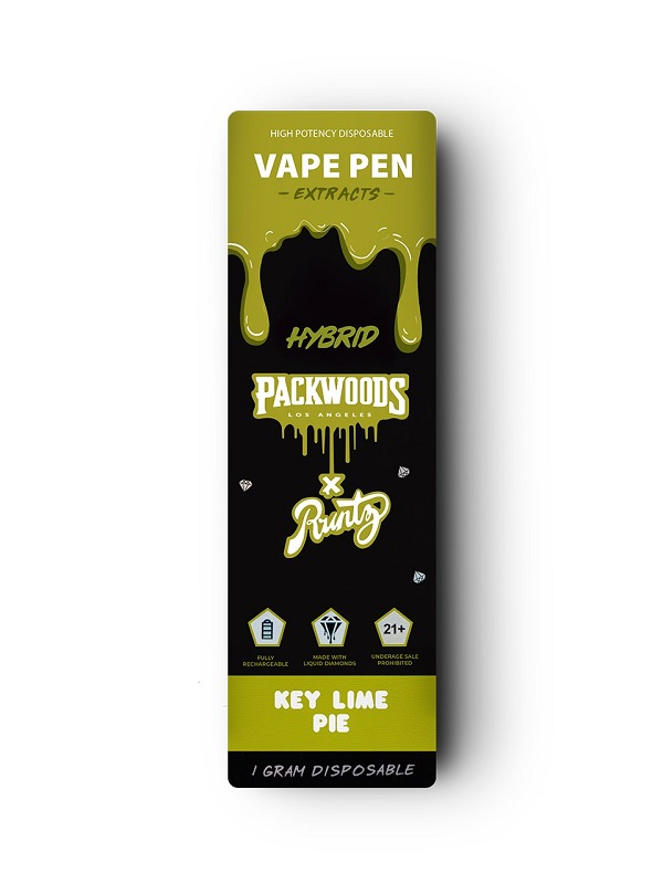 THC Vape Pen Packwoods x Key Lime Pie 1ml