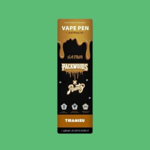 THC Vape Pen Packwoods x Tiramisu 1ml