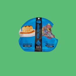 Dual Chamber THC Vape Pen 0.5+0.5ml MEXICAN FLAN & CHEETAH PISS