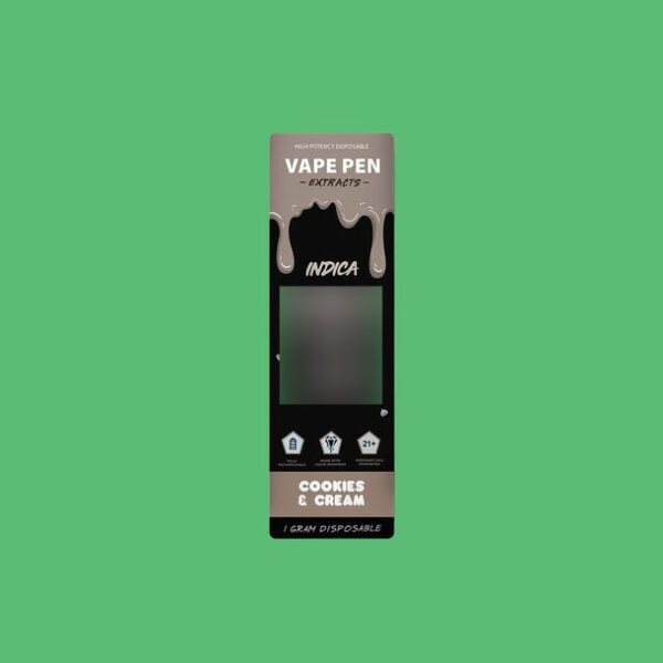 THC Vape Pen Packwoods x Cookies and Cream 1ml