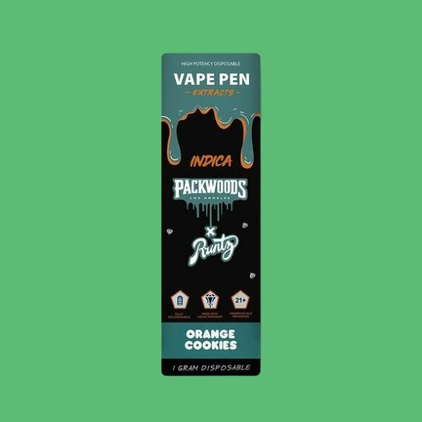 THC Vape Pen Packwoods x Orange Cookies 1ml