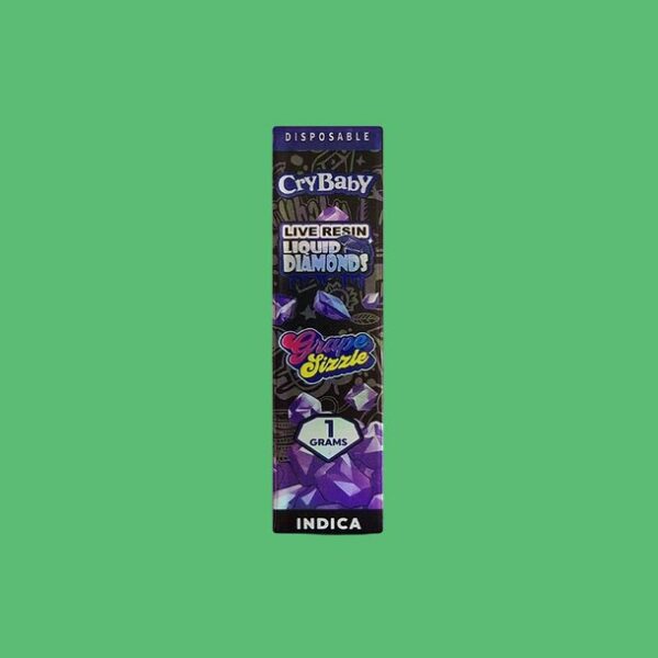 THC Vape Pen 1 ML CRY BABY “Grape Sirrle”