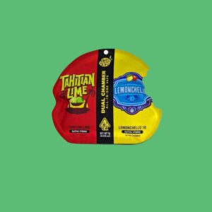 Dual Chamber THC Vape Pen 0.5+0.5ml Tahitian Lime & Lemonchello