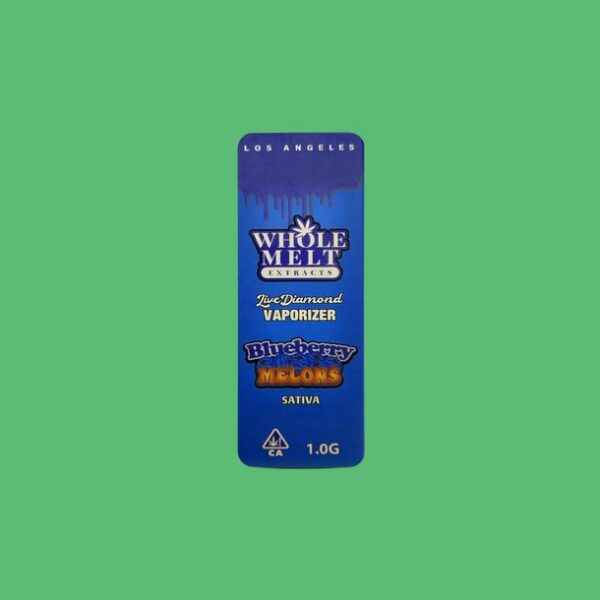 THC Vape Pen 1 ML WHOLE MELT EXTRACTS “Bluberry MELONS”