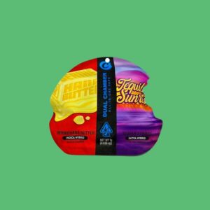 Dual Chamber THC Vape Pen 0.5+0.5ml BERNIEHANA BUTTER & TEQUILA SUNRISE