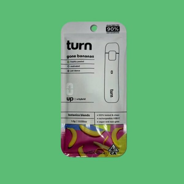 THC Vape Pen  1 ML TURN “Gone Bananas”