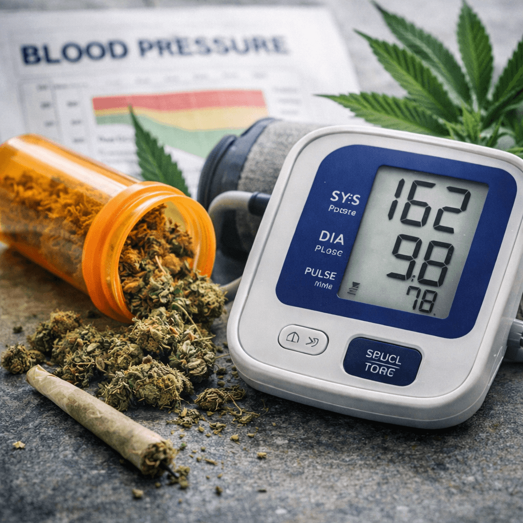 Does smoking weed affect blood pressure?
