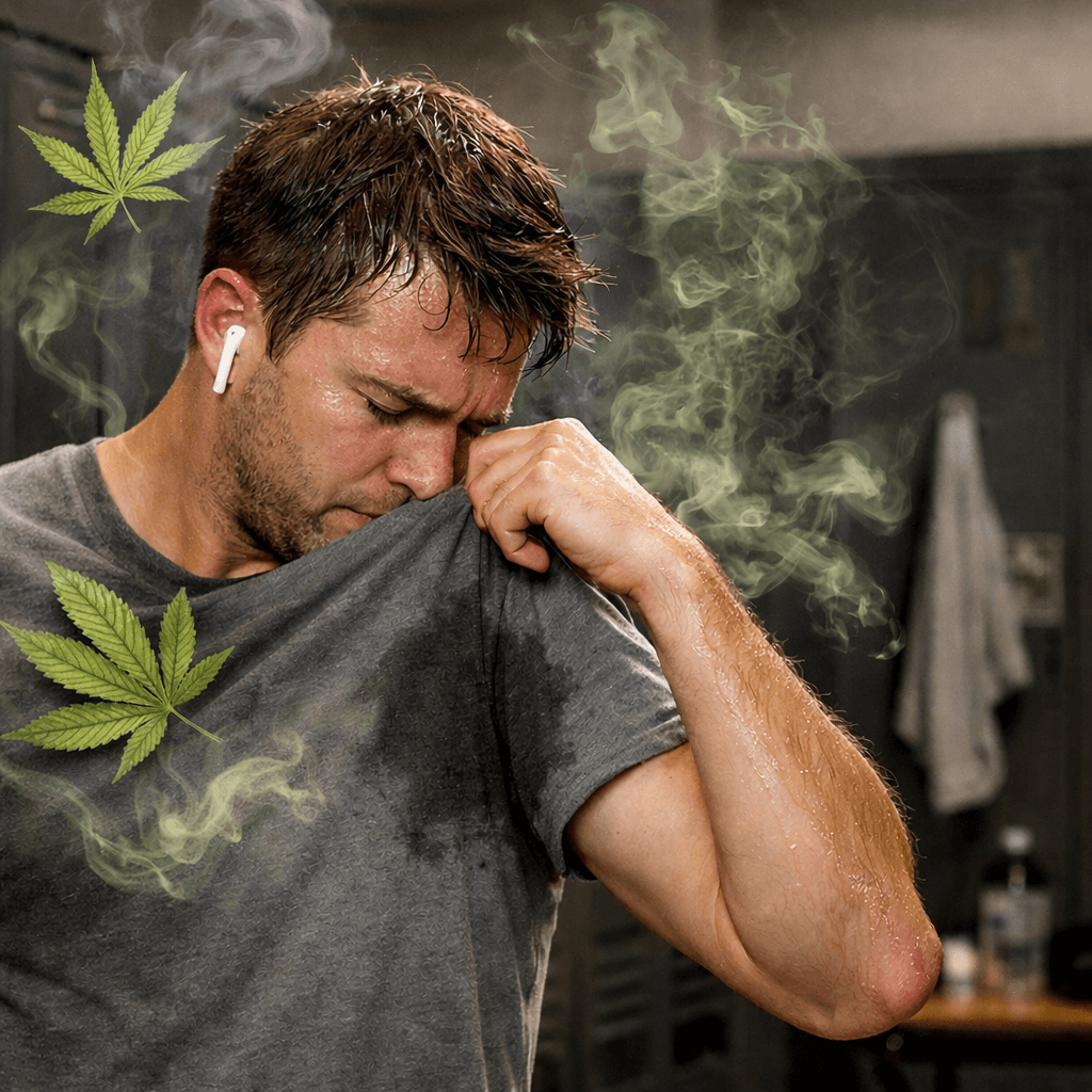Why do I smell like weed when I sweat?